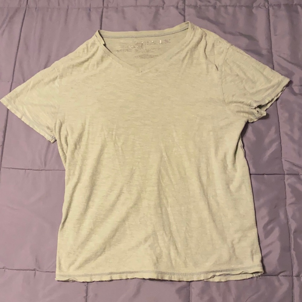 Green V-Neck Shirt